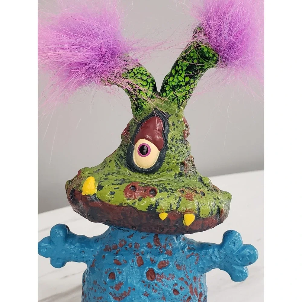 Vintage 1993 Russ Cosmic Critter Purple Feelie Greeble Monster Troll Alien‎ Toy